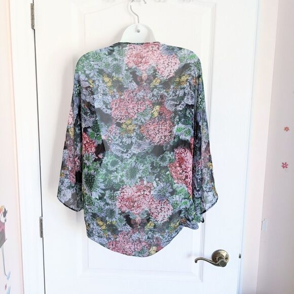 Airaldi collection floral beach cover up cardigan @L1 - Picture 2 of 8